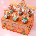 Set aus 6 Capybara-Kristallkugel-Blindboxen mit süßen Cartoon-Tierfiguren-Deko - Blindbox-Stil / Begleiter Wasserschwein Blind Box (Einzelpreis)