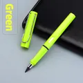Inkless eternal pencil in lime green with metallic clip and transparent window - Small Rod HB / Green