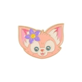 Schattige roze cartoon vos emaille speld van metaal voor dagelijkse outfits - Xz5940