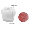 3D dollar coin sphere silicone mold for DIY candles with 6.4cm diameter dimensions - Ball-shaped Coin