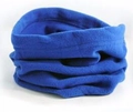 Calentador de cuello térmico de forro polar azul para protección invernal contra viento - Talla única / Azul