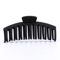 Large matte black hair claw clip with a 13cm durable grip for thick hair styles - Matte Frosted Black