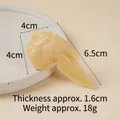 Realistic PVC chicken wing food model keychain pendant with 4x6.5cm dimensions - Chicken Wing