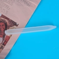 Siliconen mal voor DIY hars bladwijzers met een geïntegreerd gat voor het ophangen - Balpen mal 02