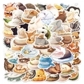 Cartoon farm and wild animal stickers featuring sleeping fox and panda designs - Sleeping Animals (YCK023) / 50 Sheets