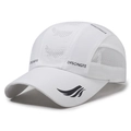 Cappellino sportivo bianco a rapida asciugatura con rete e logo DFSONGTE nero - Bianco