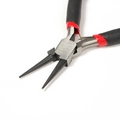 Precision round nose pliers for jewelry DIY with non-slip black and red handles - Type C Round Nose Pliers - Black & Red Handle