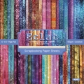 6-inch Eclat scrapbooking paper pad with 12 glitter designs and 160gsm cardstock - R2591 24 Sheets