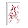 Halloween temporary tattoo XB-005 with red blood vein pattern, 17x9.5cm waterproof decal - Vein Tattoo XB-005