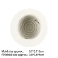 Honeycomb silicone mold for DIY candles and soaps with tiered texture design - Small Cone Honeycomb-19-160 / Gray