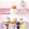 Cat crystal blind box variant featuring multiple cute feline designs with natural stones - HM195 Meow Fun Crystal Series Set of 6 / Full Box Set