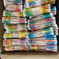 Bulk pack of colorful paper cocktail umbrellas with bamboo sticks for party drinks - 10cm Paper Umbrella Pick Bulk