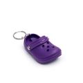 Creative purple mini clog keychain pendant for bags and car keys accessories - Dark Purple Clog Shoe