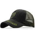 Detail of army green baseball cap showing breathable mesh and U.S. ARMY embroidery - Adjustable / Army Green