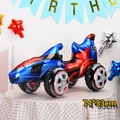3D cartoon motorcycle aluminum foil balloon for birthday party racing decor 74x33cm - Blue Red Formula Racing Car