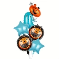 Set di palloncini di Halloween in alluminio con zucca e fantasma per feste - Stile Zucca e Fantasma