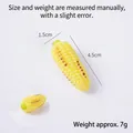 Miniature realistic roasted corn model keychain pendant 4.5cm length yellow resin food prop - Roasted Corn (No Link)