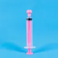 10ml pink oral medication syringe for infants with dual metric and teaspoon scale - 10ml Pink Independent Packaging