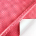 Gift wrapping paper with red and white geometric grid pattern for DIY crafts - Style 1 (Red Cross Lattice)