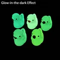 Luminous miniature resin ducks set of 5 glow in the dark ornaments for micro landscape - Glow In The Dark Large Duck (Mixed)