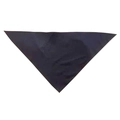 Solid black cotton pet triangle scarf bandana for small medium large dogs and cats - 45x45x65CM / Black