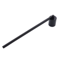 Matte black stainless steel candle snuffer tool with long handle for candle extinguishing - Black Candle Snuffer Cover / Black
