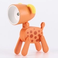 Luce notturna a forma di giraffa arancione con macchie scure e orecchie gialle - LD18B / Arancione