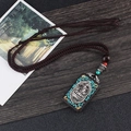 Ebony Ganesha Lake Blue Nepal Rope Style