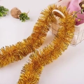 Ghirlanda natalizia dorata da 2M per decorazione festiva di feste e celebrazioni nuziali - 2M Lunghezza * 9CM Larghezza 5 Strati / Oro