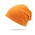Φωτεινό πορτοκαλί σκουφάκι beanie με fleece επένδυση για ποδηλασία και προστασία από τον άνεμο - Λεπτό Στυλ / Πορτοκαλί