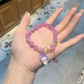 S020-purple My Melody Burst Flower Bracelet #sz081