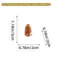 Spécifications de taille pour petit cône de pin artificiel de 3cm pour décoration DIY - Fleur de pin d'épicéa 3CM