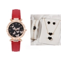Set Gioielli Cuore / Rosso