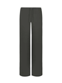 Donkergrijze loungebroek voor dames met lage taille en elastisch trekkoord in de taille - XS / donkergrijs