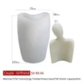 Stampo in silicone per candele a forma di busto femminile per sapone e gesso - Coppia-Fidanzata RX-66
