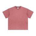 S T-Shirts Rojo Ladrillo Lavado