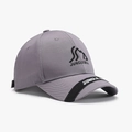 Casquette de baseball grise avec broderie Jungle Bill et ruban sur la visière - Réglable / Gris foncé