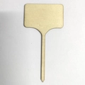T-shaped light natural wood plant label for succulent gardening marking and identification - T-Type (5.2*10cm)
