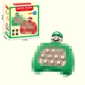 Quick Push puzzle game console in green Luigi design with 4 game modes and 30 levels - Luigi Green