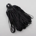 Durable black nylon wrist lanyard strap for mobile phones and small electronic devices - Black