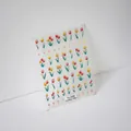 5D embossed nail art stickers with red and yellow gradient tulip floral patterns - Gradient Tulip New Relief Style (TS-2258)