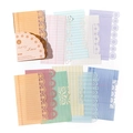 Lace Symphony hollowed out notepad paper in mixed pastel colors for journal decoration - Endless Lace