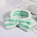 Green and White Striped
