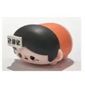 Cute Capybara-style desktop ornament in orange with sleepy mouse text decoration - 3061 Sleepy Mouse Character