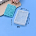 Vista dettagliata dello stampo in silicone a margherita con texture precisa dei petali - Stile Margherita Rettangolare