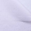 Macro detail of translucent lavender flower wrapping paper with holographic glitter sparkles - Glitter Silver Dots
