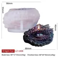 3D dragon eye silicone mold for DIY candles and resin crafts with realistic textures - Dragon Eye LZ-1008