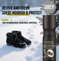 Rénovateur de couleur daim gris 100ml pour l'entretien du nubuck avec brosse incluse - YUWANG Gris 100ml