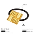Détails de l'élastique en acier inoxydable doré de 30mm, étanche et hypoallergénique de haute qualité - Style de Texture Tissée (NB-H1044)