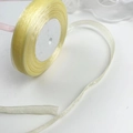 Rotolo di nastro di organza trasparente giallo chiaro 2cm per regali e artigianato - 2CM Larghezza 45M Lunghezza / Giallo Primula Chiaro